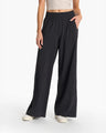 Vuori Women's Villa Wideleg Pant - Black Black