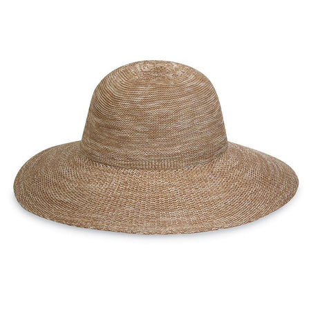 Wallaroo Hat Company Women's Victoria Diva Hat Mixed Camel