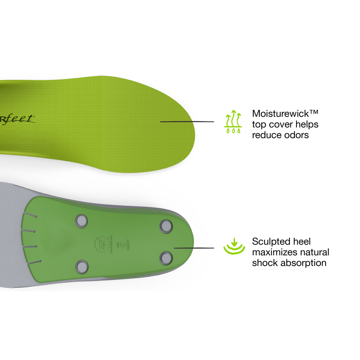 Superfeet All-Purpose Wide Fit Support - Green