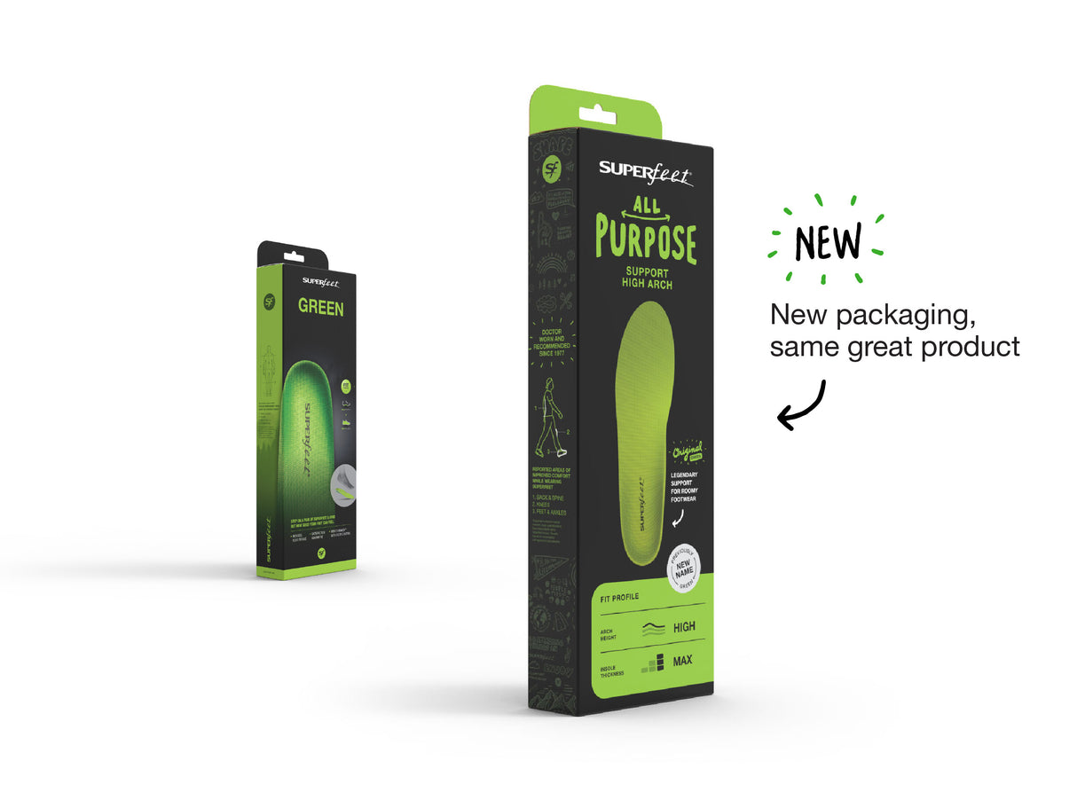Superfeet All-Purpose Support High Arch - Green