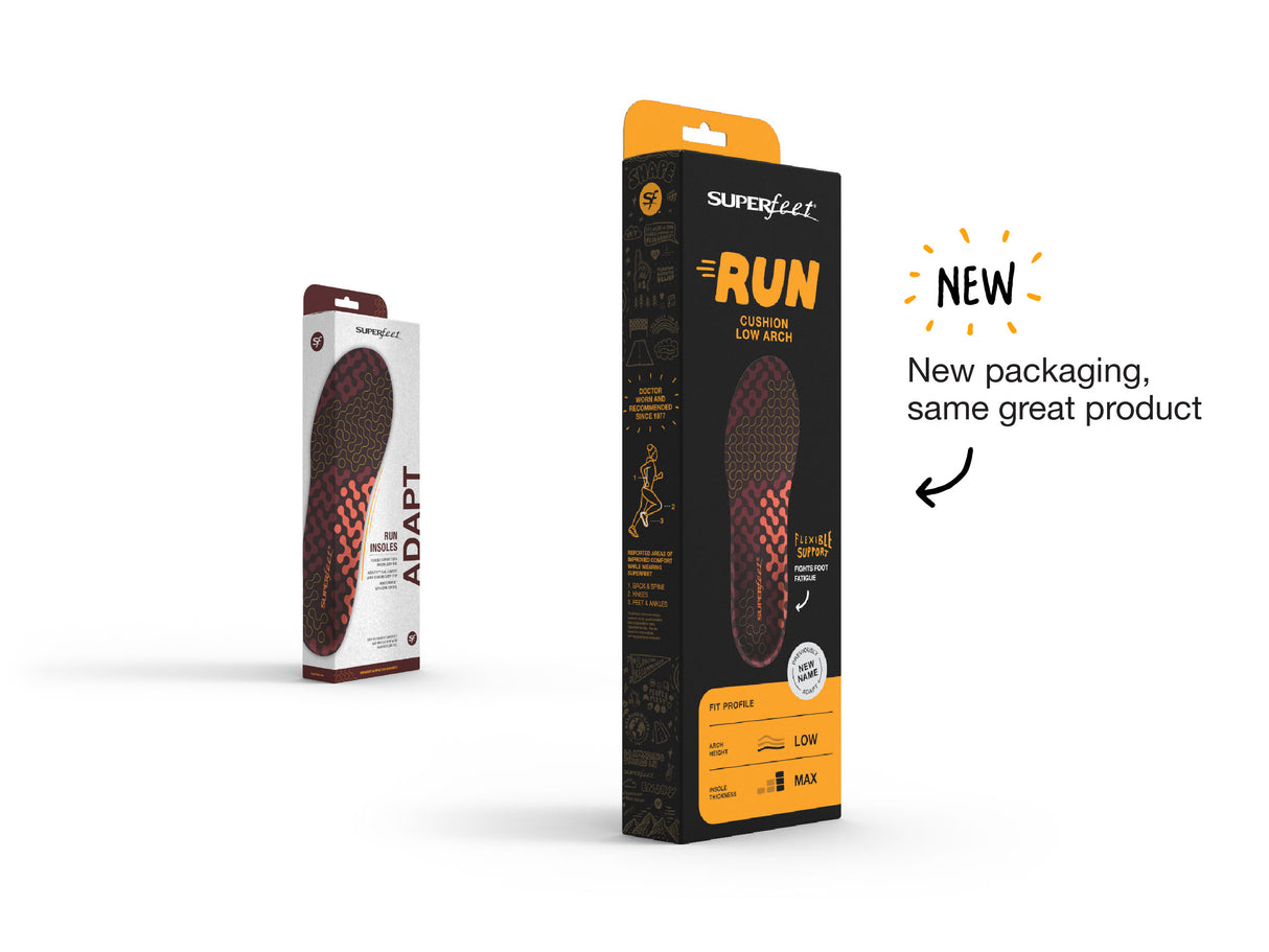 Superfeet Run Cushion Low Arch - Tandoori Spice