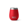 Yeti Rambler Wine Tumbler Ms 10oz Rescue red