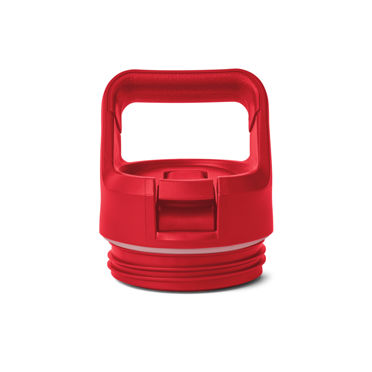 Yeti Rambler Bottle Straw Cap Rescue red