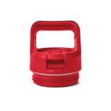 Yeti Rambler Bottle Straw Cap Rescue red