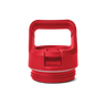 Yeti Rambler Bottle Straw Cap Rescue red