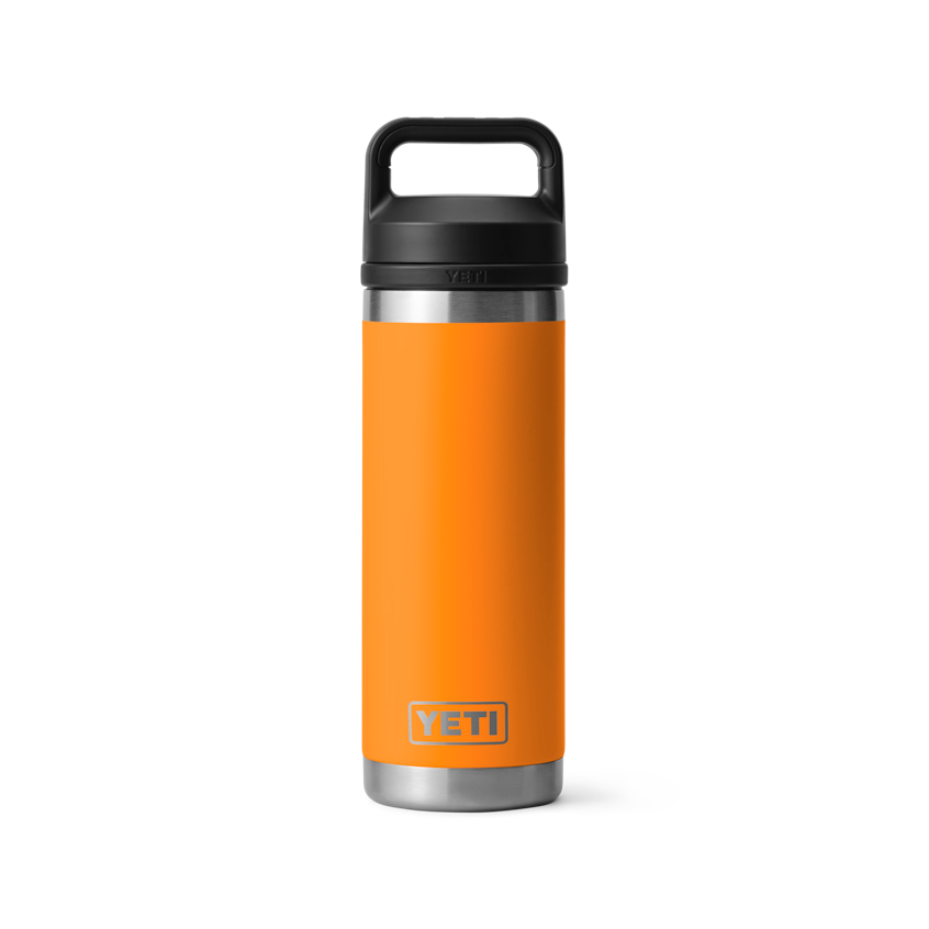 Yeti Rambler Bottle Chug 18oz King crab orange