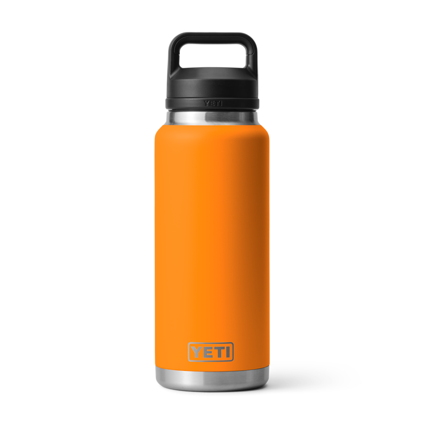 Yeti Rambler Bottle Chug 36oz King crab orange