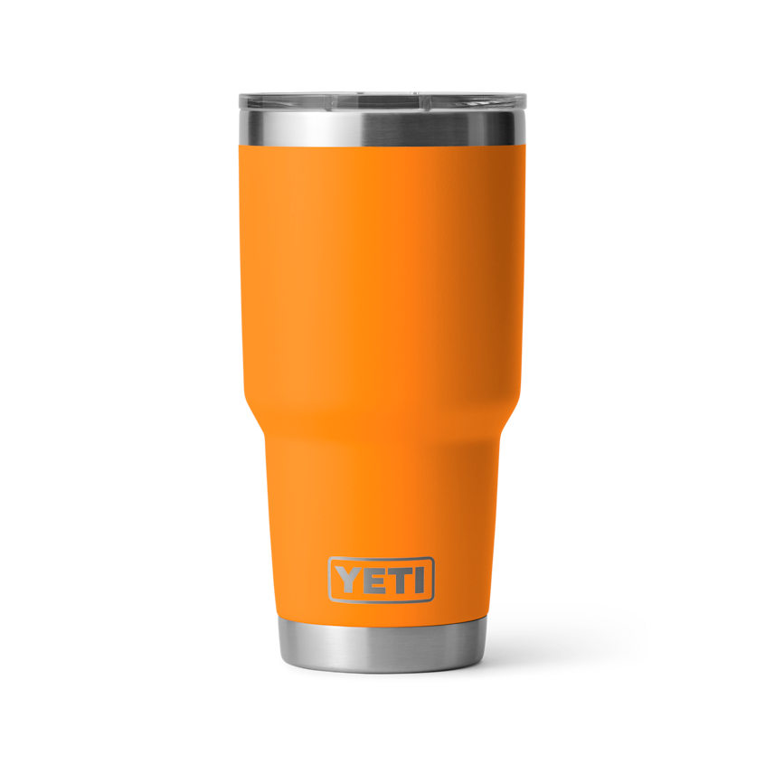 Yeti Rambler Tumbler 30oz King crab orange