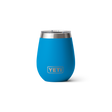 Yeti Rambler Wine Tumbler Ms 10oz Big wave blue