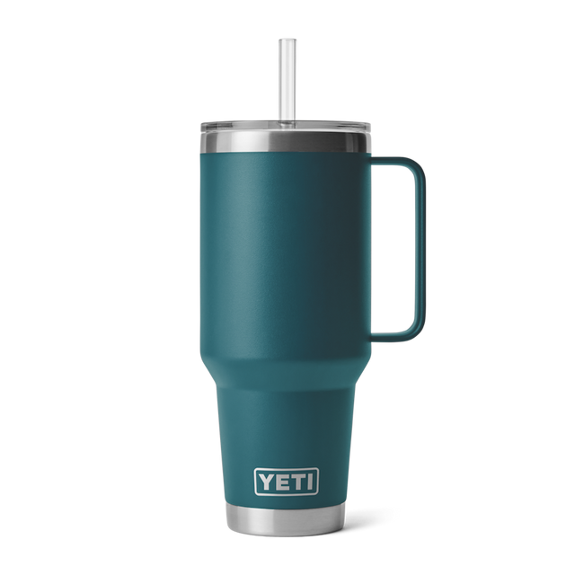 Yeti Rambler Straw Mug 42oz Agave teal