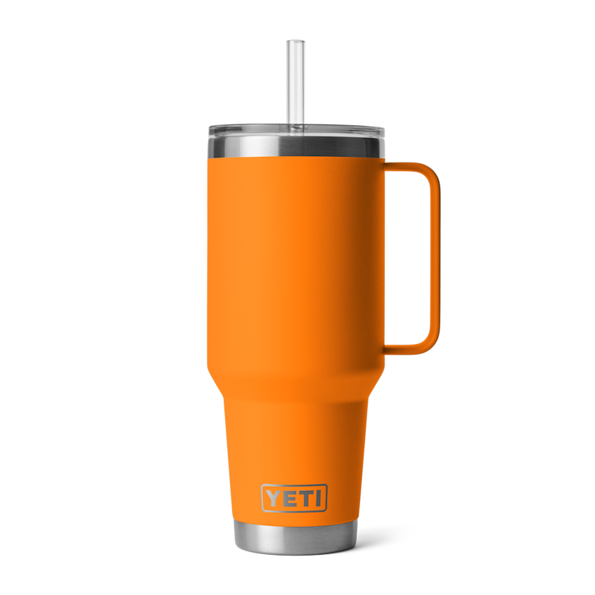 Yeti Rambler Straw Mug 42oz King crab orange