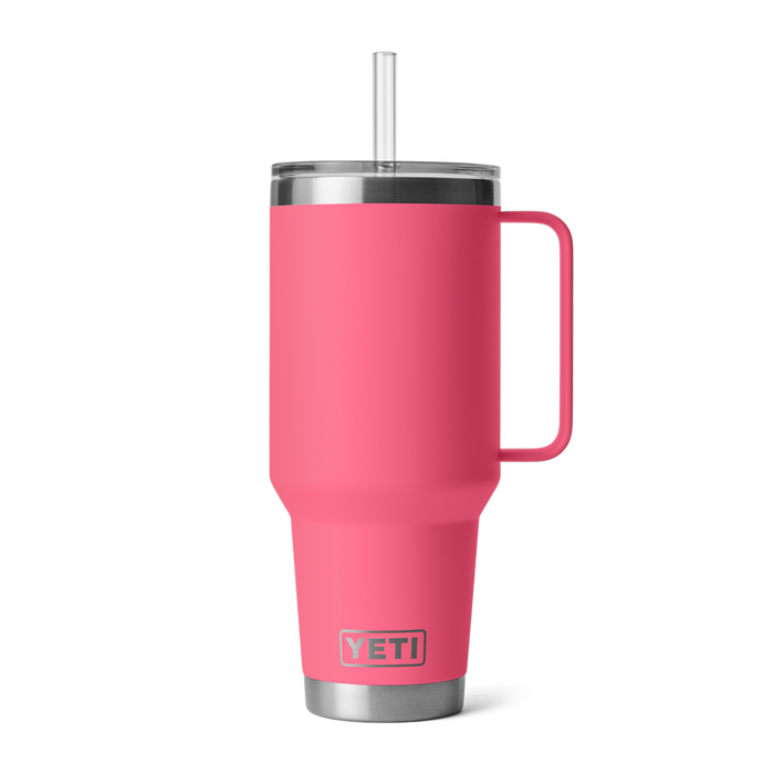 Yeti Rambler Straw Mug 42oz Tropical pink