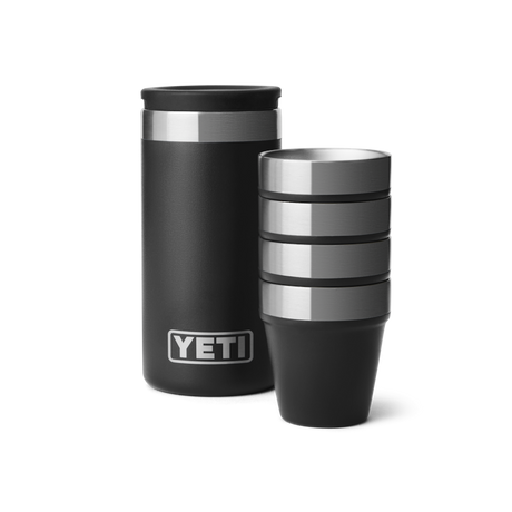 Yeti Shot Glasses And Case - Black Black