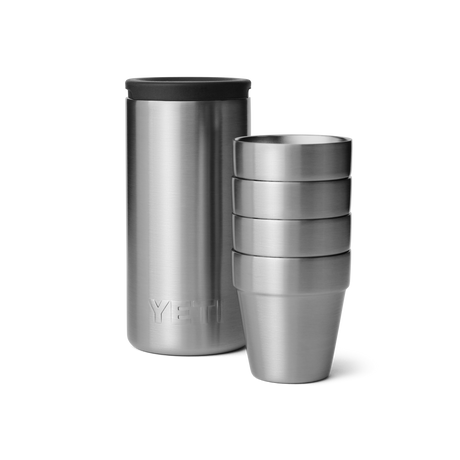 Yeti Shot Glasses And Case - Stainless Steel Stainless Steel