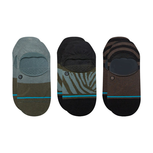 Stance Nocturnal Cotton No Show 3 Pack Socks Teal