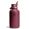 Hydro Flask 64oz Wide Flex Straw Cap Bottle, Burgundy Burgundy