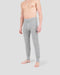 Terramar Men's 3.0 Heritage Heavyweight Merino Wool Bi-layer Thermal Pant Heather grey
