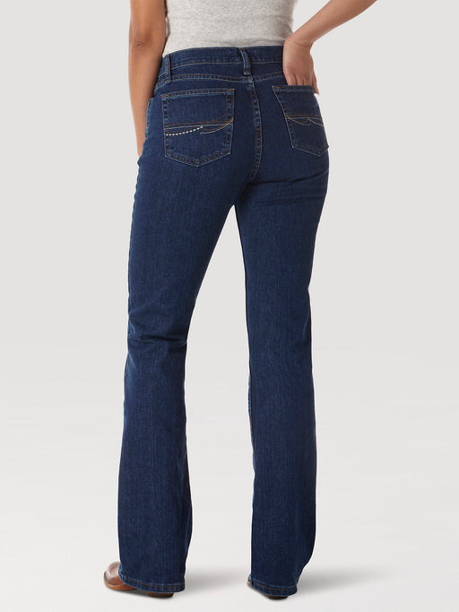 Women's As Real As Wrangler Misses Classic Fit Bootcut Jean In Cw Denim Cw wash