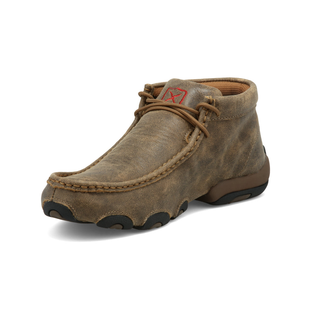 Twisted x driving mocs slip on top