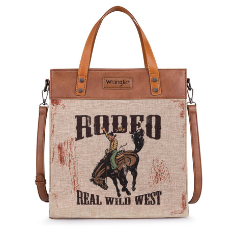 Wrangler Art Print Canvas Tote