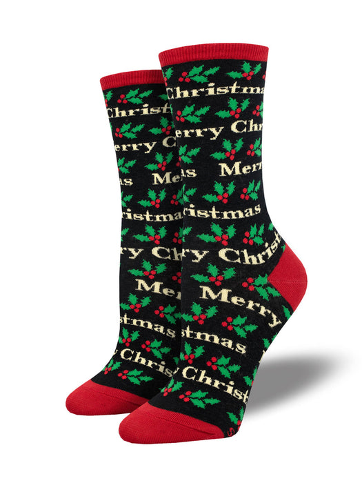 Socksmith Merry Christmas - Cotton Crew Socks