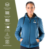 Gobi Heat Women's Ridge Heated Hoodie (3-Zones)