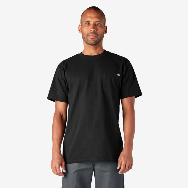 Dickies Men's Heavyweight Short Sleeve Pocket T-shirt Black