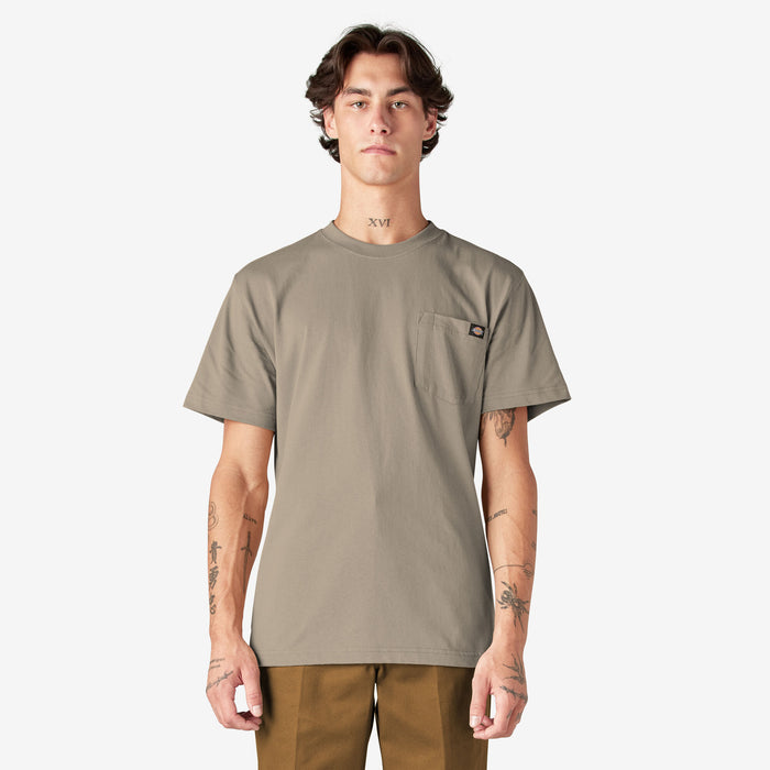 Dickies Men's Heavyweight Short Sleeve Pocket T-shirt Desert sand
