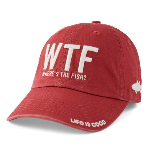 Life Is Good WTF Chill Cap Faded red
