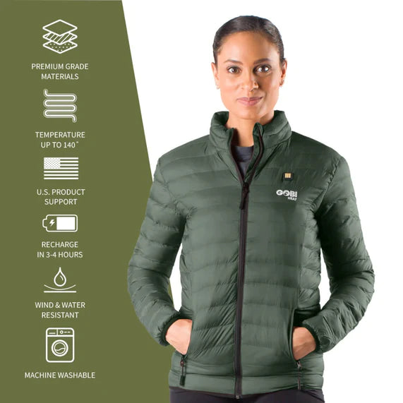 Gobi Heat Women's Wolf Heated Jacket (3-Zone)