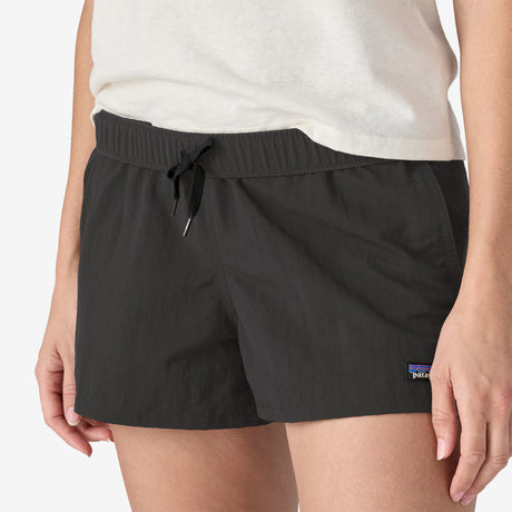 Patagonia W's Barely Baggies Shorts - 2 1/2 in. - Flourish / Abundant Blue