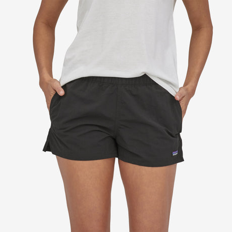 Patagonia W's Barely Baggies Shorts - 2 1/2 in. - Flourish / Abundant Blue
