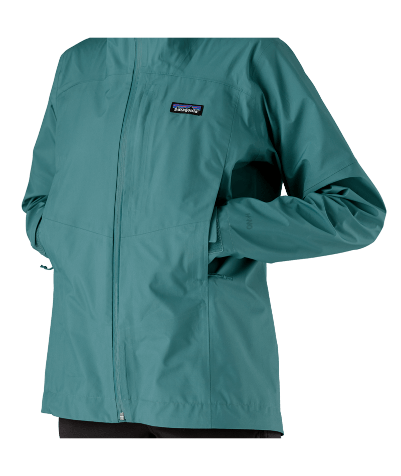 Patagonia W's Boulder Fork Rain Jacket - Fleck Blue