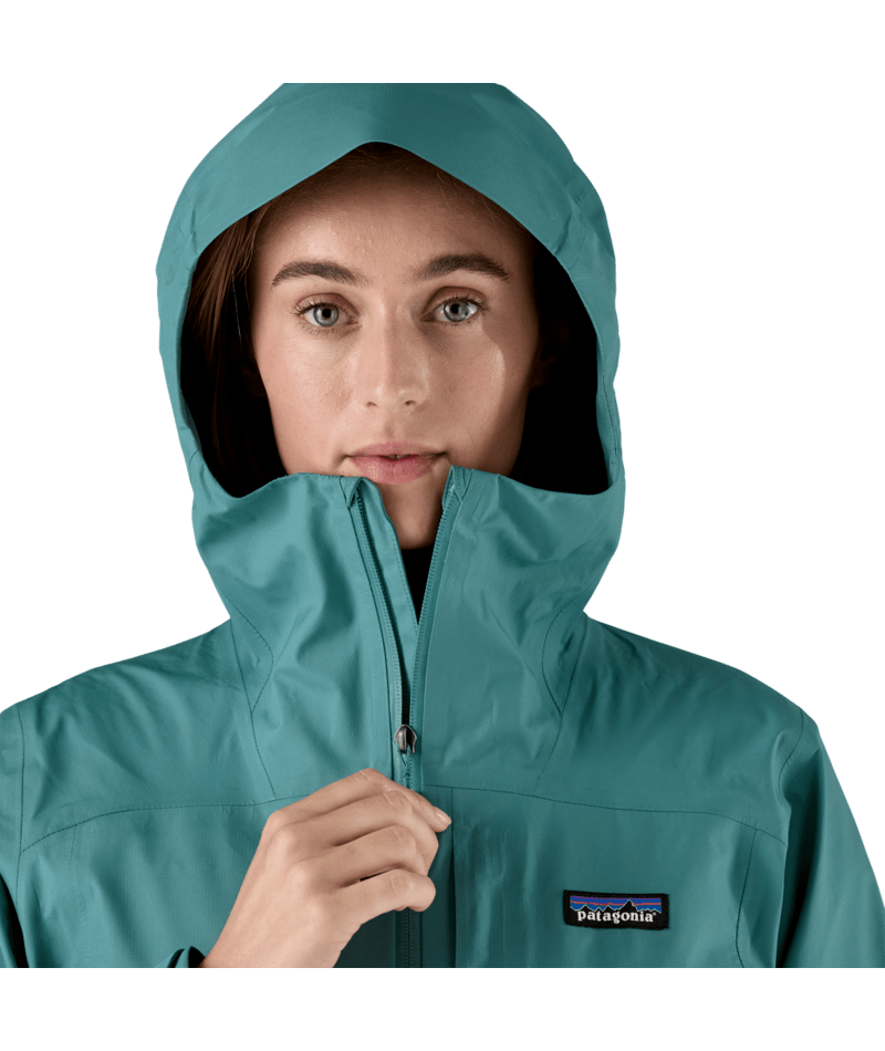 Patagonia W's Boulder Fork Rain Jacket - Fleck Blue