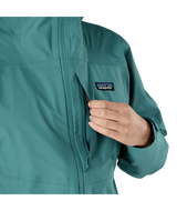 Patagonia W's Boulder Fork Rain Jacket - Fleck Blue