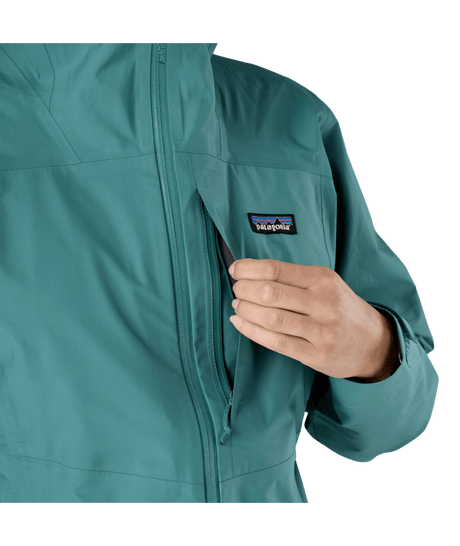 Patagonia W's Boulder Fork Rain Jacket - Fleck Blue