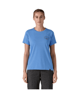 Patagonia W's Capilene Cool Daily Graphic Shirt - Lands - Clean Climb Roots / Abundant Blue X-Dye