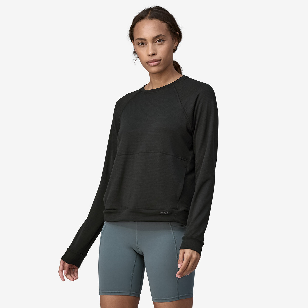 Patagonia W's Long Sleeve Capilene Thermal Crew - Black