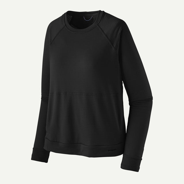 Patagonia W's Long Sleeve Capilene Thermal Crew - Black