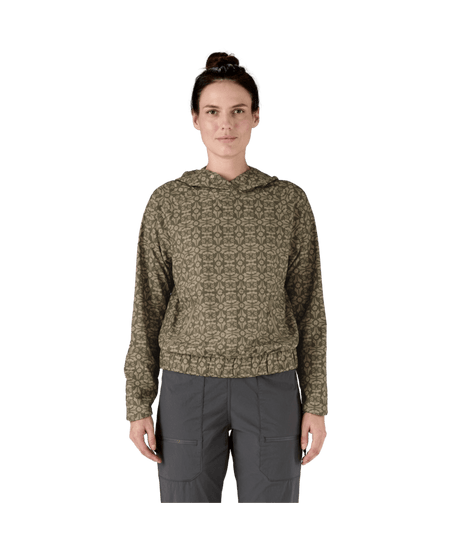 Patagonia W's Swift Drift Sun Hoody - Marmot Field / Seabird Grey