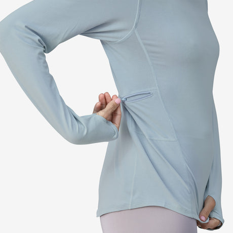 Patagonia W's Tropic Comfort Natural Hoody - Rock Wash / Thermal Blue