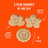 Cloudstar Wag More Bark Less Grain Free Mini Dog Biscuits (Peanut Butter & Apples) - 7oz