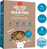 Cloudstar Wag More Bark Less Grain Free Oven Baked Dog Biscuits (Smooth Aged Cheddar) - 14oz