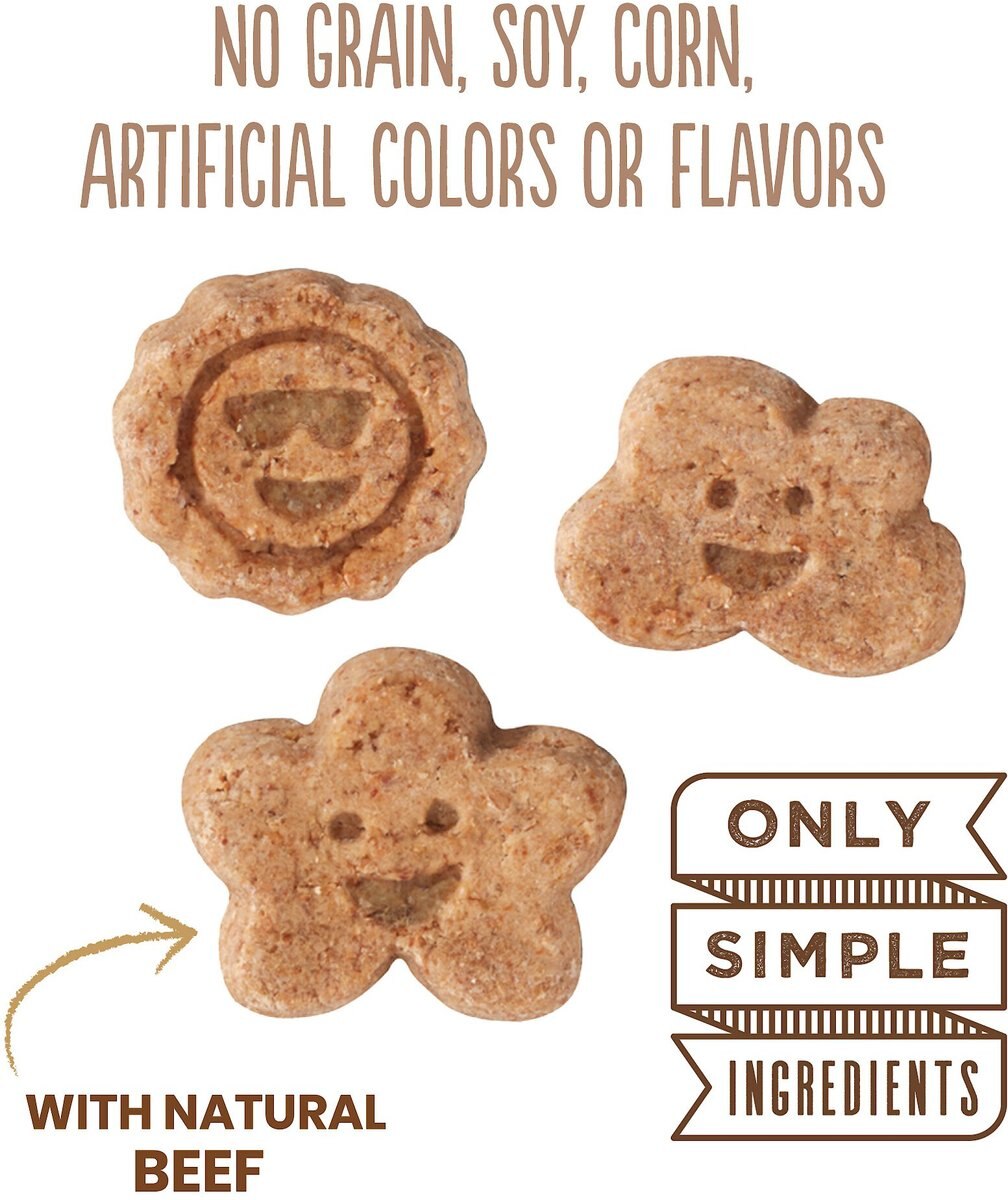 Cloudstar Wag More Bark Less Grain Free Soft & Chewy Beef & Spinach Dog Treats - 5oz