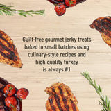 Cloudstar Wag More Bark Less Memphis Style BBQ Grilled Turkey Jerky Dog Treats - 10oz