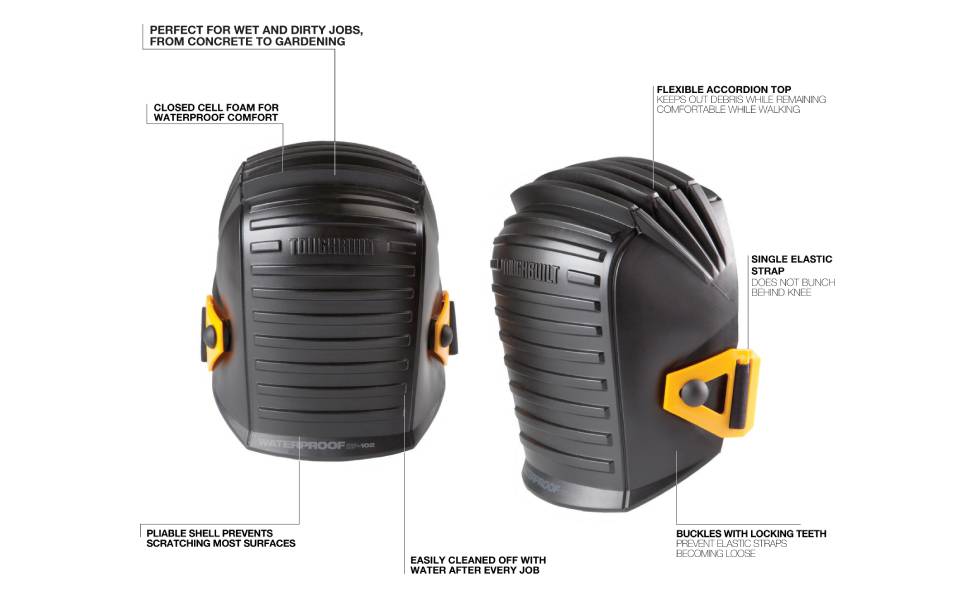 ToughBuilt Waterproof Knee Pads