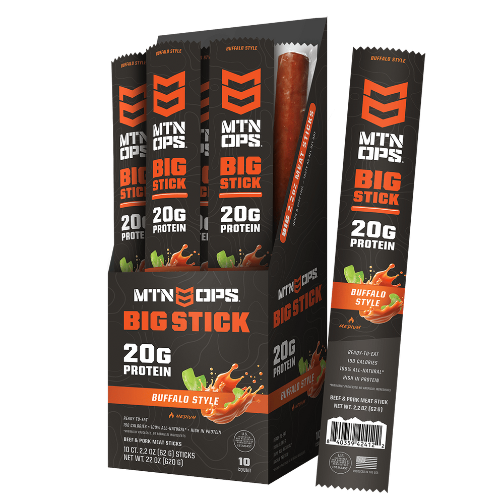 Mtn Ops Meat Stick - Buffalo Style Buffalo