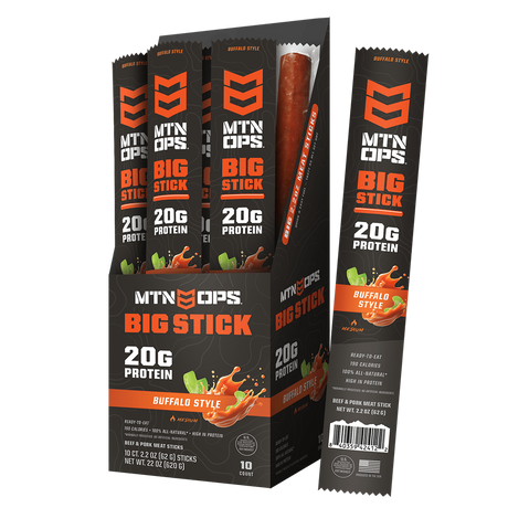 Mtn Ops Meat Stick - Buffalo Style Buffalo
