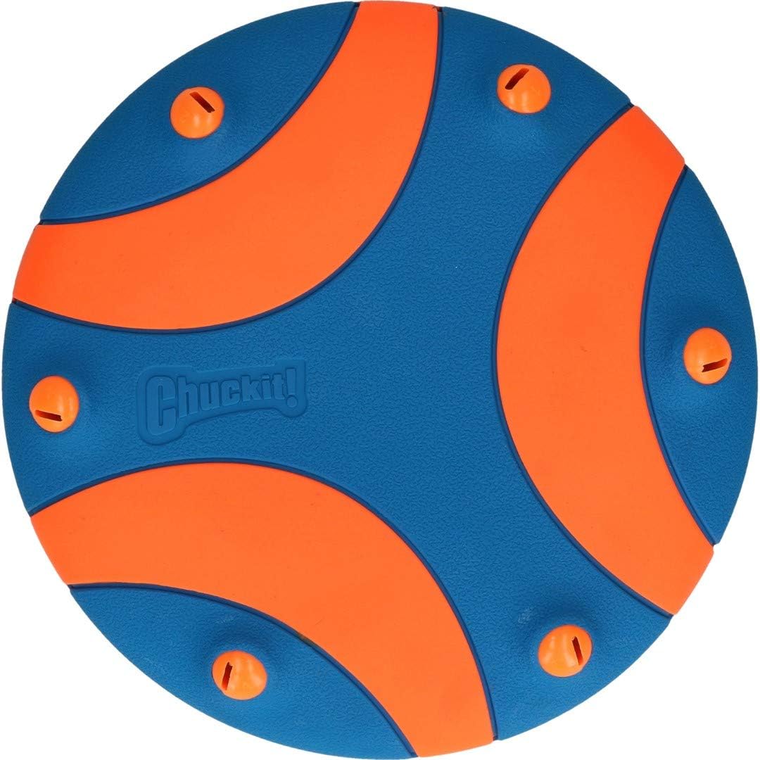 Chuckit! Whistle Flight Dog Toy - Blue / Orange