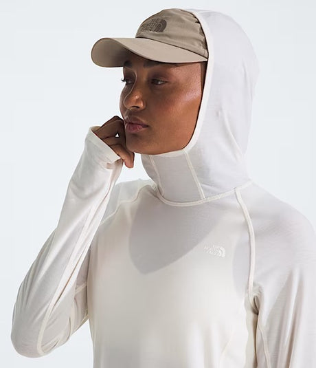The North Face Womens Adventure Sun Hoodie - White Dune